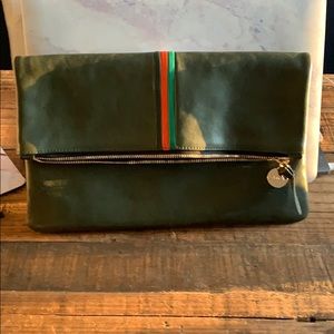 Clare V fold over clutch